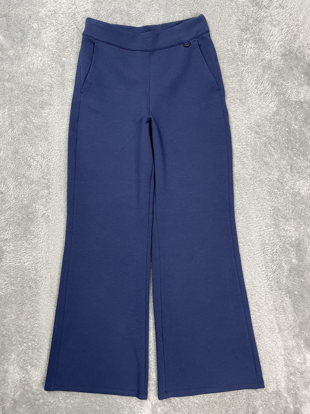 Nike Dri-FIT 24/7 Pants Womens M Blue Wide Leg Stretch Sweatpants Athletic
